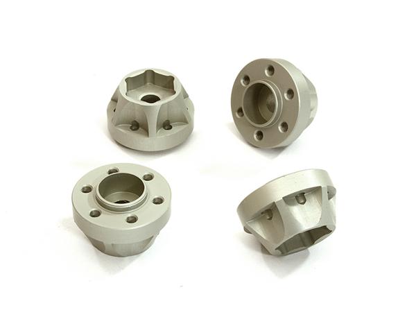 INTEGY Alloy 12mm Hex-to-6 Bolt Wheel Hub 12mm Thick +6 Offset for Traxxas TRX-4 #C28251