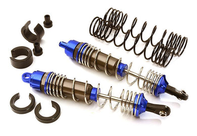 Machined 100mm Rear Alloy Shocks for Traxxas 1/10 Stampede, Rustler & Slash