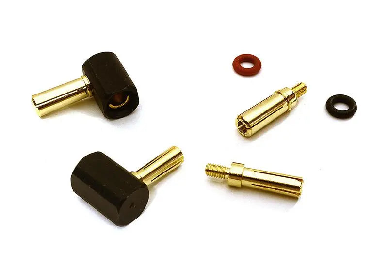 High Current 5mm Bullet Plugs Connector w/ Extra Replacement Posts C28506