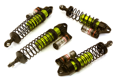 Billet Machined Piggyback Shock Set (4) for Traxxas 1/10 Slash 4X4 #C28803