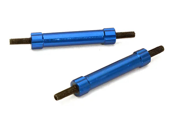 Billet Machined 45mm Aluminum Linkages (2) M3 Threaded for 1/10 Scale Crawler C28901BLUE