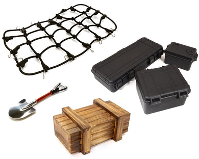 Realistic Model 1/10 Scale Accessories Set for Off-Road Crawler #C29437