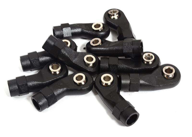 M4 Size Angled 26mm Length Ball Ends Type Tie Rod Ends, w/ 3mm Ball Links #C30019