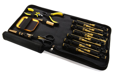 Complete 18pcs Racing Tool Set w/ Pro Carrying Bag #C30126