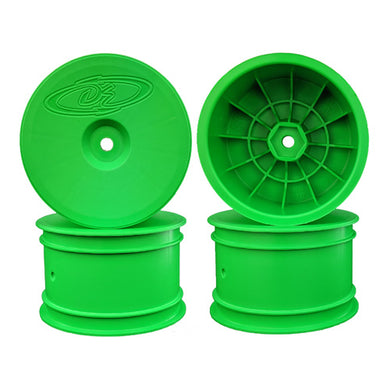 Speedline Buggy Wheels for Associated B6.1 - B64 / TLR 22 - 22-4 / Rear / GREEN / 4pcs #DER-SB4-ARG