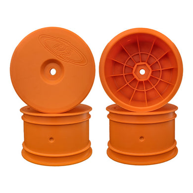 Speedline Buggy Wheels for Associated B6.1 - B64 / TLR 22 - 22X-4 / Rear / ORANGE / 4pcs #DER-SB4-ARO