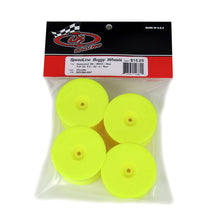 Speedline Buggy Wheels for Associated B6.1 - B64 / TLR 22 - 22-4 / Rear / YELLOW / 4pcs #DER-SB4-ARY