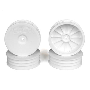 Slim Speedline Buggy Wheels for Associated B6 - B6D / Kyosho RB6 / Front / WHITE / 4Pcs #DER-SB4-SAW