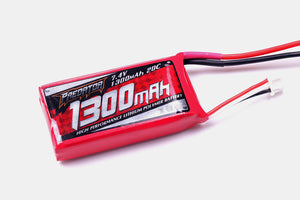 FMS 7.4V 1300mah 20C battery 1100mm J3 #FMSPE2S130020CJST