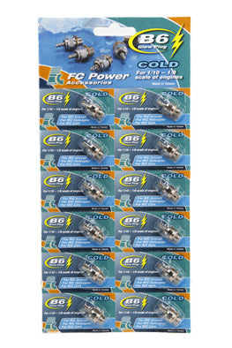 FORCE No 6 Glow Plug (Sold in 12 pieces) # FP-GP11SET2