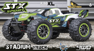 FUNTEK 1/12th Scale 4WD 540 Brushed High Speed Monster Truck #FTK-STX-SPORT.GR