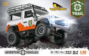 FUNTEK 1/12th Scale 4WD 2.4GHZ READY TO RUN TRAIL ROCK CRAWLER - FTK-TRAIL