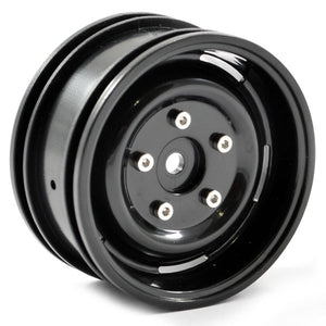 FTX Steel Lug Wheel (2) Black Outback