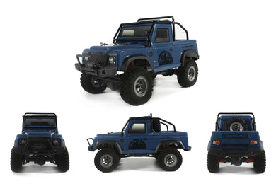 HOBBY PLUS 240130 1/24 DEFENDER RTR SCALE CRAWLER (DARK BLUE)