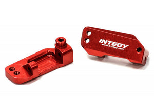 Integy Red Aluminium Traxxas Rustler/Stampede/2WD Slash Left & Right Caster Blocks 2Pcs