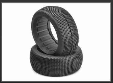 JCONCEPTS Reflex 1/8 Buggy Tires (2) (Red2 - Long Wear) #JC3121-R2