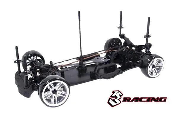 3RACING Sakura D4 1/10 Drift Car(AWD- Sport Black edition) - Pre-assembled KIT-D4AAWDS/BK