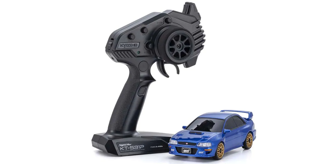 KYOSHO MINI-Z SUBARU IMPREZA STI 22B BLUE AWD RC CAR READYSET [32627BL] #KYO-32627BL