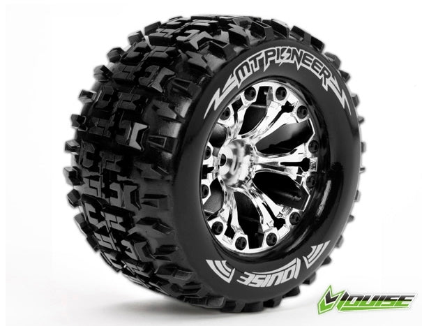 LOUISE MT-Pioneer On Chrome Rim 1/2 Offset #LT3202CH