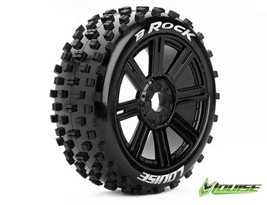 LOUISE B-Rock 1/8th Buggy Tyre BLK/spoke #LT3270B