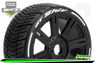 LOUISE GT SHIV 1/8 Wheel & Tyre treaded soft MFT 17MM HEX (2PCS)