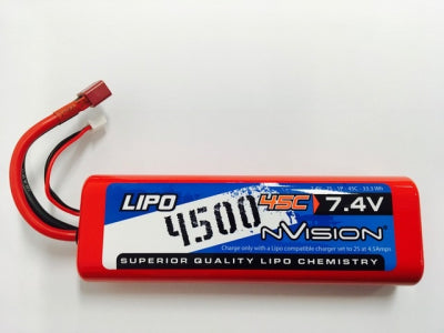 nVision Sport Lipo 4500 45C 7,4V 2S Deans