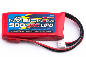 nVision LiPo 2s 7,4V 900 30C #NVO1801