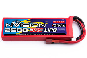 nVision LiPo 2s 7,4V 2500 30C