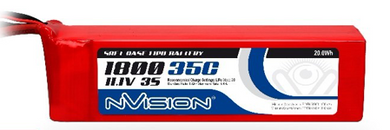 LiPo 1800mAh 3S 11.1V 35C (Deans plug)