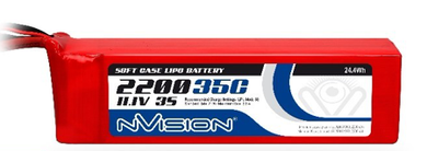 LiPo 2200mAh 3S 11.1V 35C (EC3 plug)