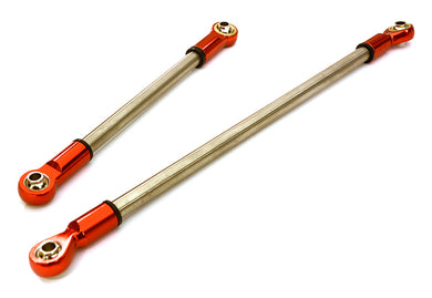 CNC ALLOY MACHINED FRONT STEERING LINKAGES FOR AXIAL 1/10 SCX10 II