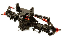 Complete 4-Link Front Axle w/ Internals for Axial SCX-10 & Custom 1.9 Crawlers #OBM-1632BLACKRED