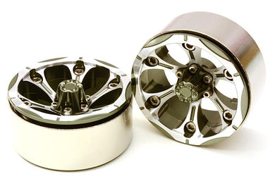 High Mass Beadlock Aluminum 1.9 Wheels Spoke-6 Type B for 1/10 Scale Crawler