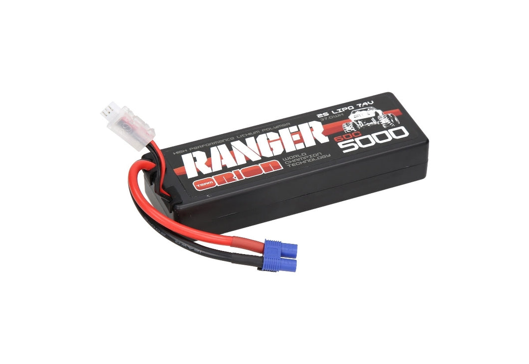 TEAM ORION 2S 60C Ranger LiPo Battery (7.4V/5000mAh) EC3 #ORI14314