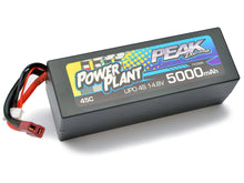 Peak Racing Power Plant Lipo 5000 14.8V 45C (Black case, Deans Plug)