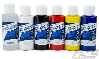 PROLINE POLYCARBONATE RC BODY PAINT - PRIMARY COLOR - 6 PACK - PR6323-00