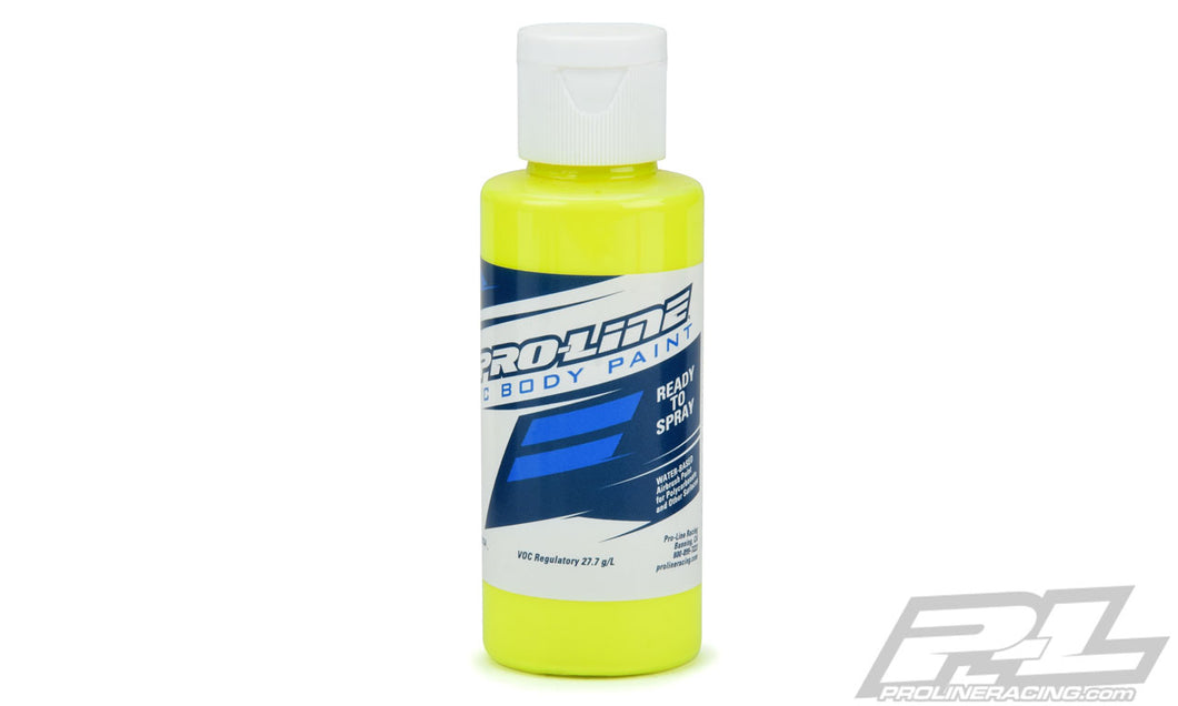 PROLINE POLYCARBONATE RC BODY PAINT - FLUORESCENT YELLOW - 60ml - PR6328-02