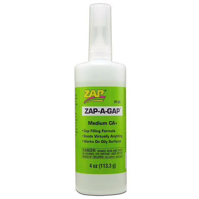 ZAP PT-05 4 OZ. GREEN ZAP-A-GAP CA+ 1 BOTTLE #ZAP/PT-05