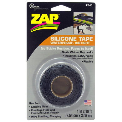 ZAP PT-101 1 IN. X 10 FT ROLL ZAP SILICONE TAPE (BLACK)