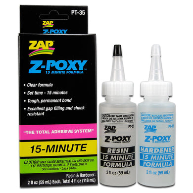 ZAP PT-35 4 OZ. 15 MINUTE Z-POXY