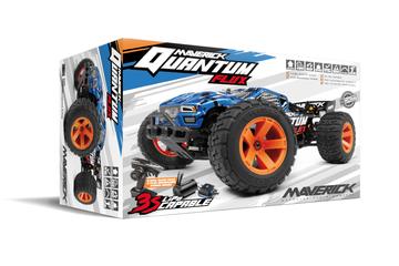 MAVERICK MV150205 QUANTUM XT 1/10 4WD FLUX BRUSHLESS ELECTRIC TRUGGY (BLUE/ORANGE)