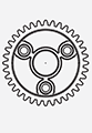 RADIENT SPUR GEAR 36T 1.0P REVO Equivalent TRA3953