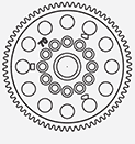 RADIENT SPUR GEAR 70T 32P RUSTLER Equivalent TRA4470