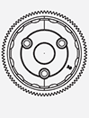 RADIENT SPUR GEAR 86T 48P TORQUE Equivalent TRA4686