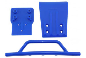 RPM Blue Slash 4WD Front Bumper & Skid Plate