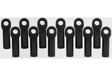 RPM Black Traxxas Long Rod Ends 12Pcs #85012