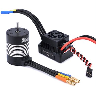 Surpass Hobby Rocket Waterproof 3650 Sensorless Motor 3100kv + 60A ESC Combo