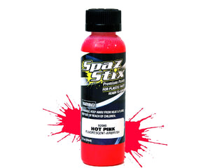 SPAZSTIX Hot Pink Fluorescent Airbrush Paint 2oz #SZX02000