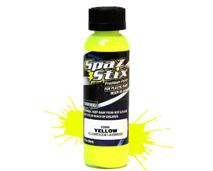 SPAZSTIX Yellow Fluorescent Airbrush Paint 2oz #SZX02050