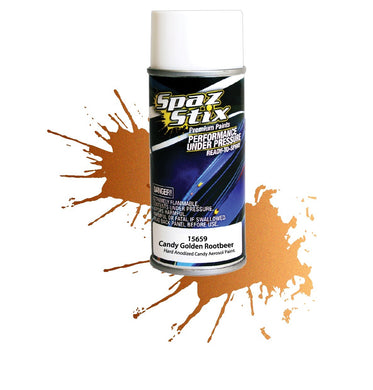 SPAZSTIX Golden Candy Rootbeer Aerosol Paint 3.5oz #SZX15659